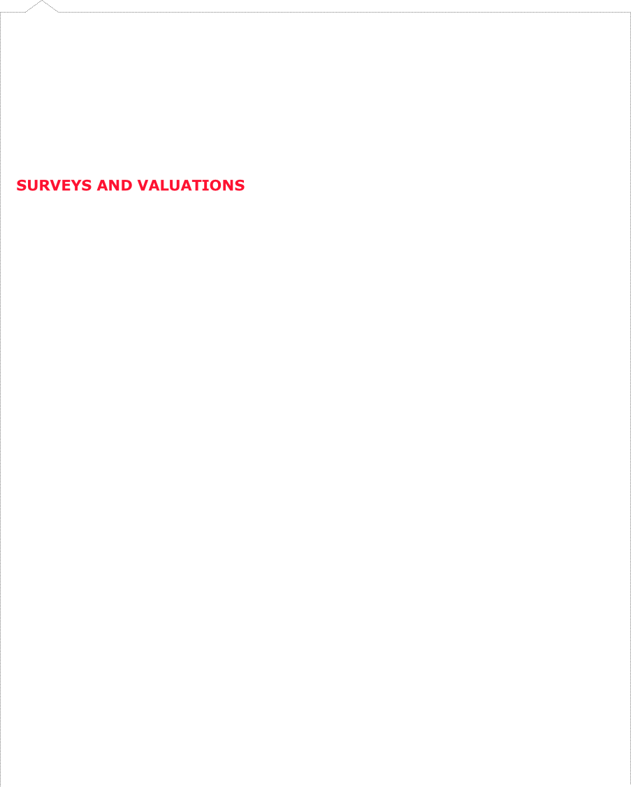Surveys AND VALUATIONS